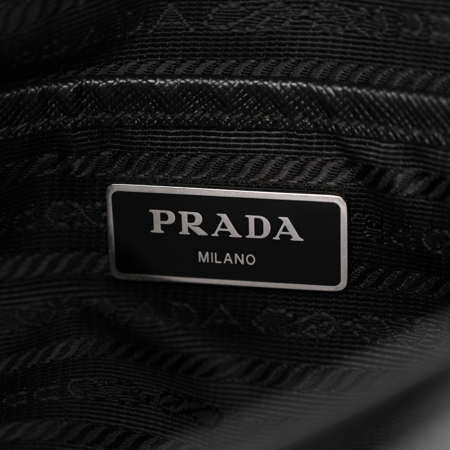 Prada Nylon New Vela Studded Messenger Bag Black 6 of 12