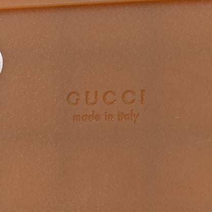 Gucci New Denim GG Monogram Angelina Platform 55mm Slide Sandals 37 Blue Tea 7 of 9
