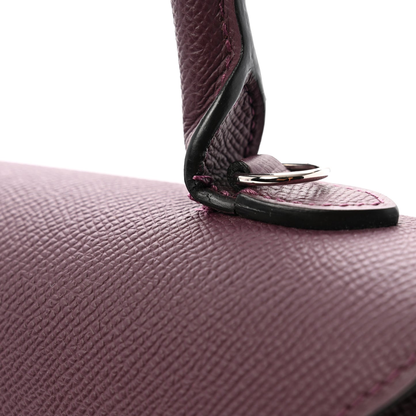 Carat Calfskin Gabrielle PM Eggplant