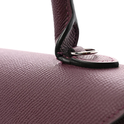 Moynat Carat Calfskin Gabrielle PM Eggplant 13 of 14