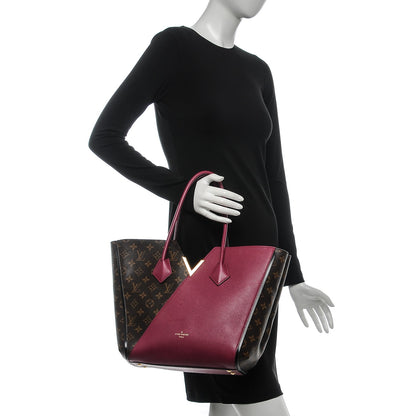 Louis Vuitton Calfskin Monogram Kimono Tote Aurore 2 of 9