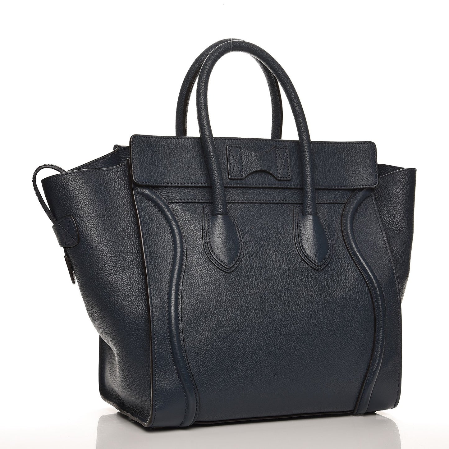 Drummed Calfskin Mini Luggage Orage