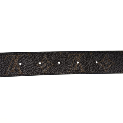 Louis Vuitton Calfskin Monogram 20mm LV Iconic Reversible Belt 95 38 Black 4 of 7