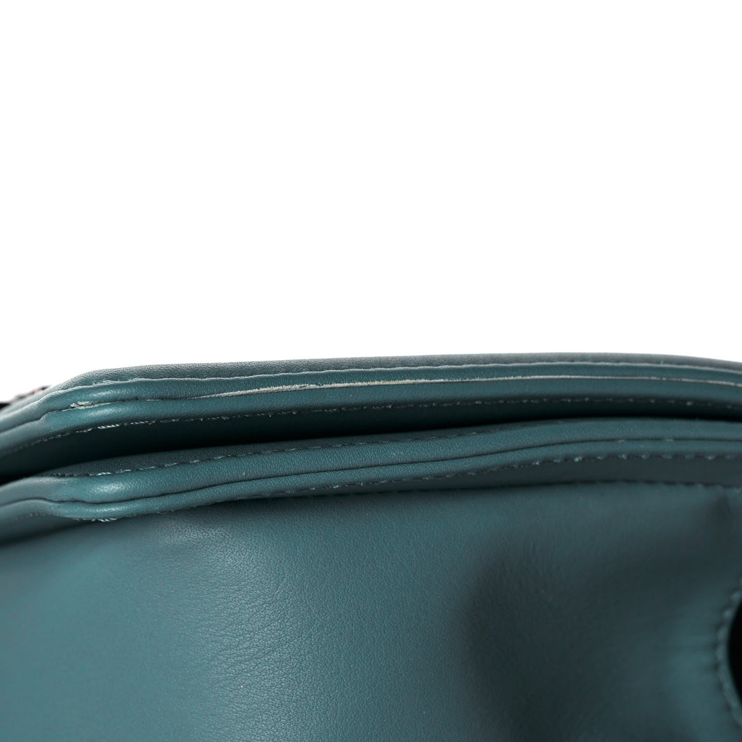 Chanel Lambskin Quilted Small Boy Flap Dark Turquoise 12 of 15
