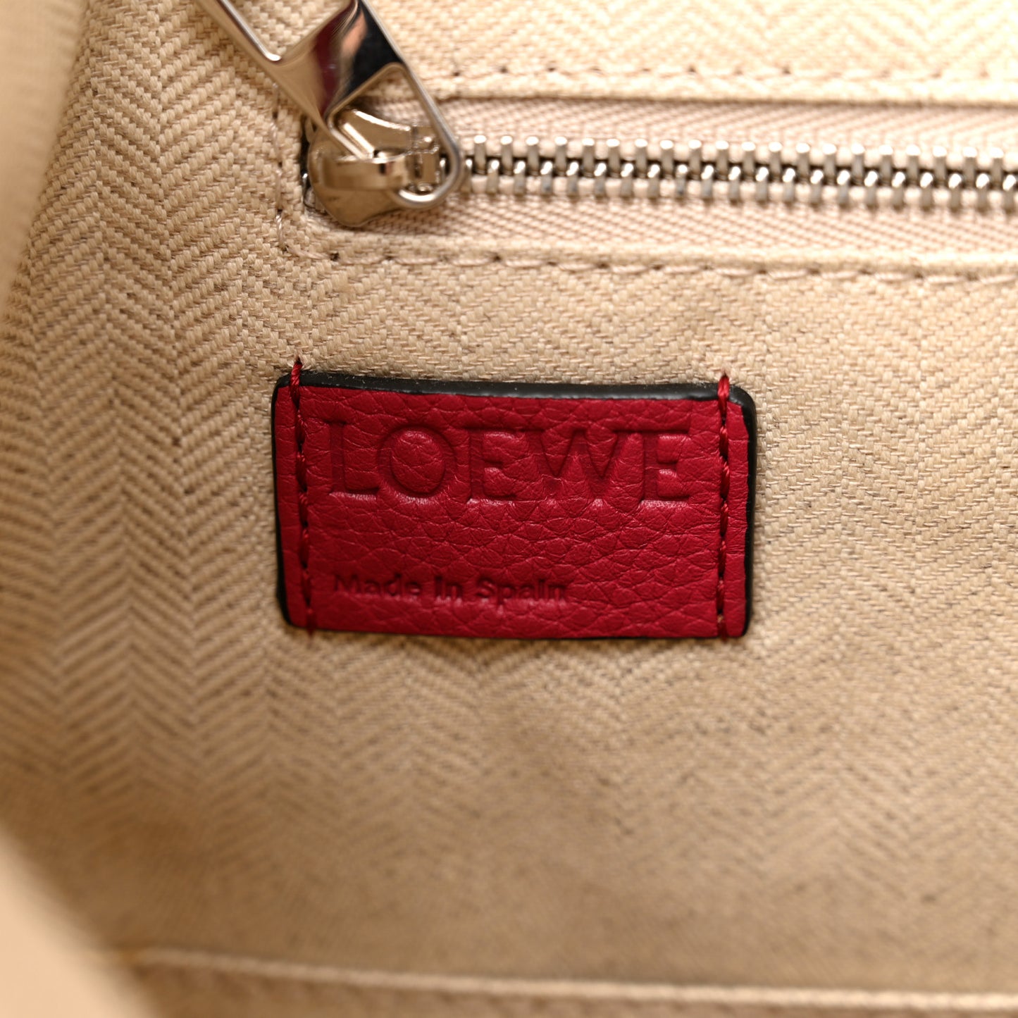 Calfskin Small Goya Backpack Raspberry