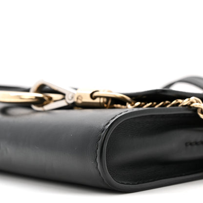 Chloe Suede Calfskin Mini Faye Shoulder Bag Black 9 of 11