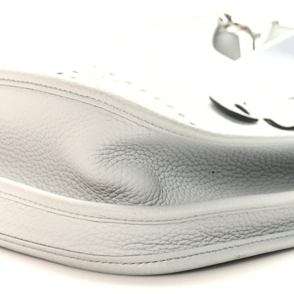 Hermes Taurillon Clemence Evelyne III PM Bleu Pale 9 of 10