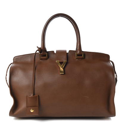 Saint Laurent Calfskin Medium Classic Y Cabas Brown 1 of 17