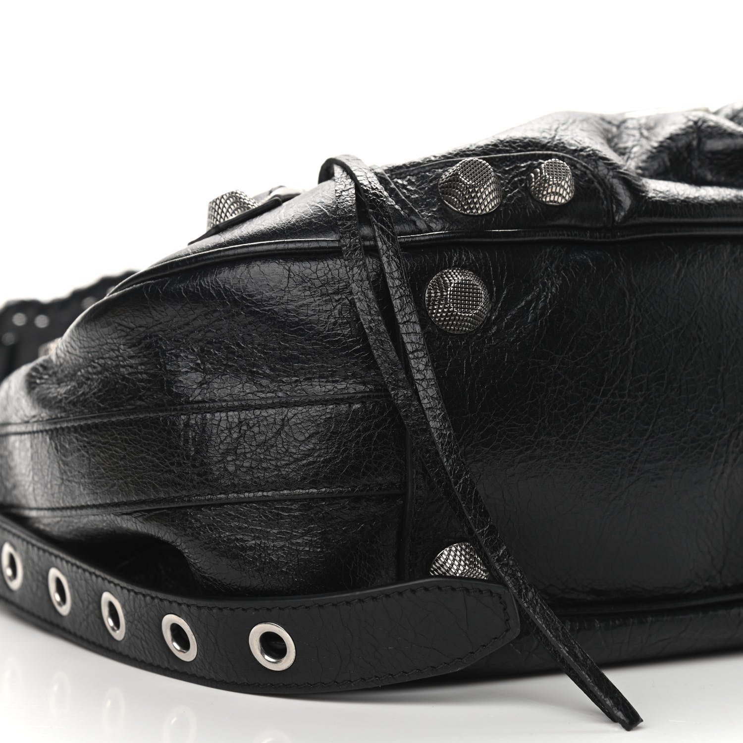 Balenciaga Agneau Arena Medium Le Cagole Shoulder Bag Black 8 of 9