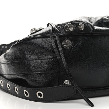 Balenciaga Agneau Arena Medium Le Cagole Shoulder Bag Black 8 of 9
