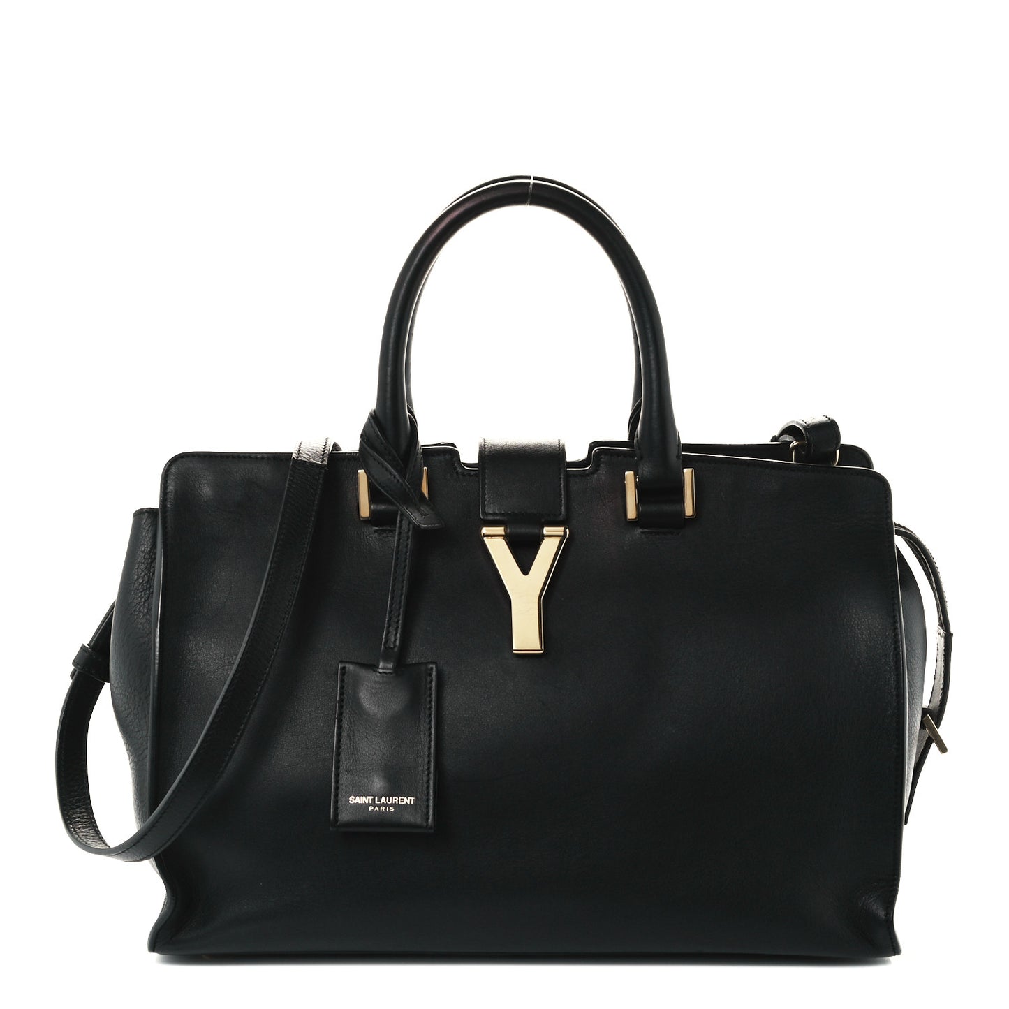 Calfskin Small Classic Y Cabas Black