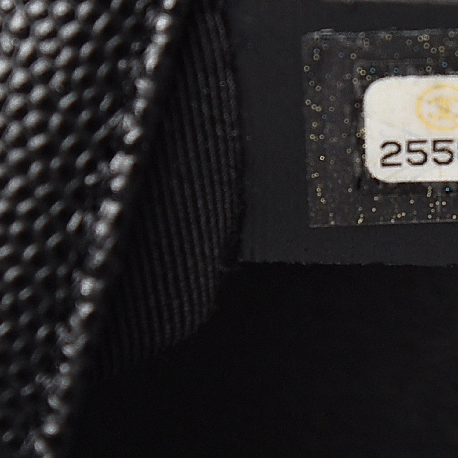Chanel Caviar Chevron Quilted Medium Boy Flap Black 7 of 12