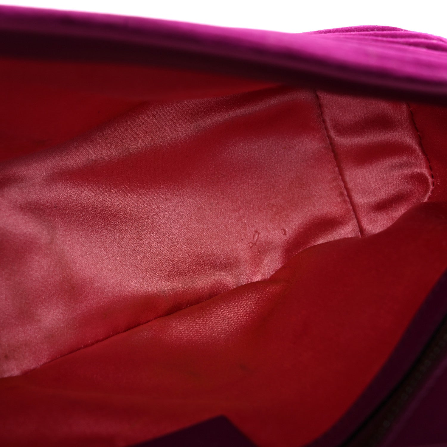 Gucci Velvet Matelasse Small GG Marmont Shoulder Bag Fuchsia Violet Cyclamen 12 of 22
