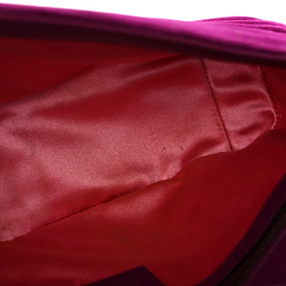 Gucci Velvet Matelasse Small GG Marmont Shoulder Bag Fuchsia Violet Cyclamen 12 of 22