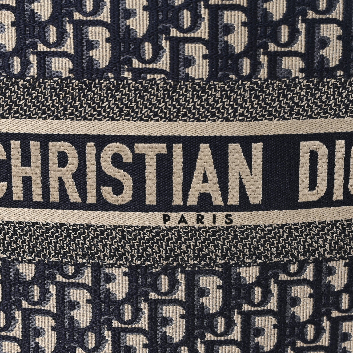 Christian Dior Oblique Large Book Tote Blue Multicolor 8 of 10