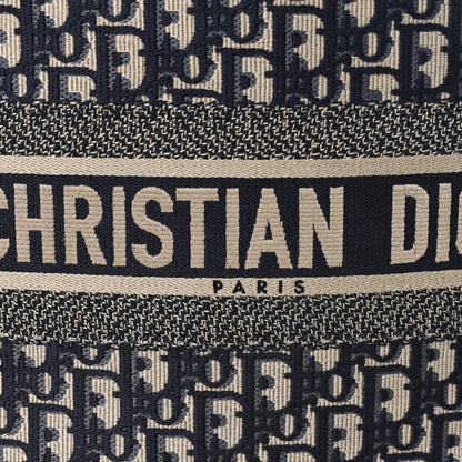 Christian Dior Oblique Large Book Tote Blue Multicolor 8 of 10