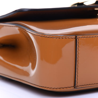 Chloe Spazzolato Sfumato Calfskin Small C Double Carry Autumnal Brown 7 of 18