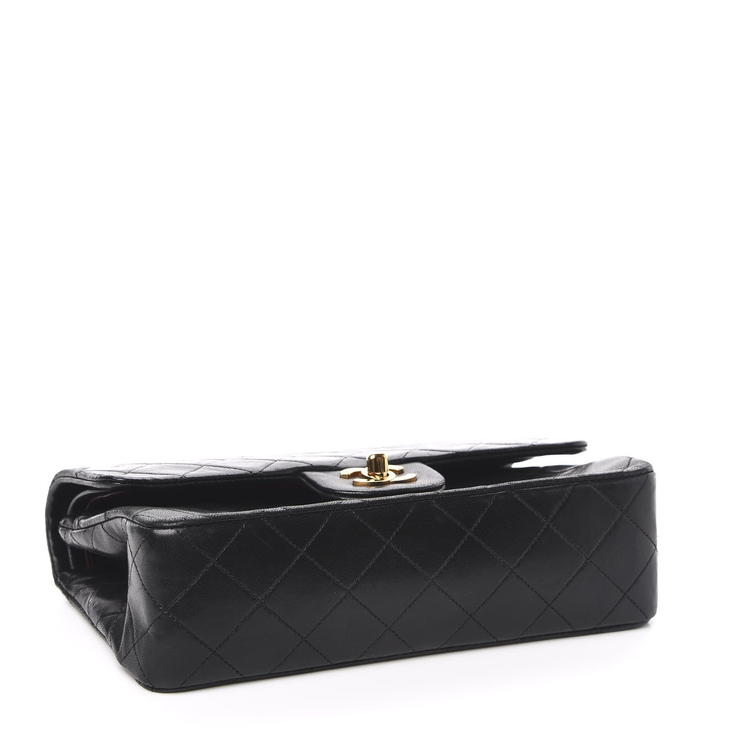 Chanel Lambskin Quilted Small Double Flap Black 4 of 13