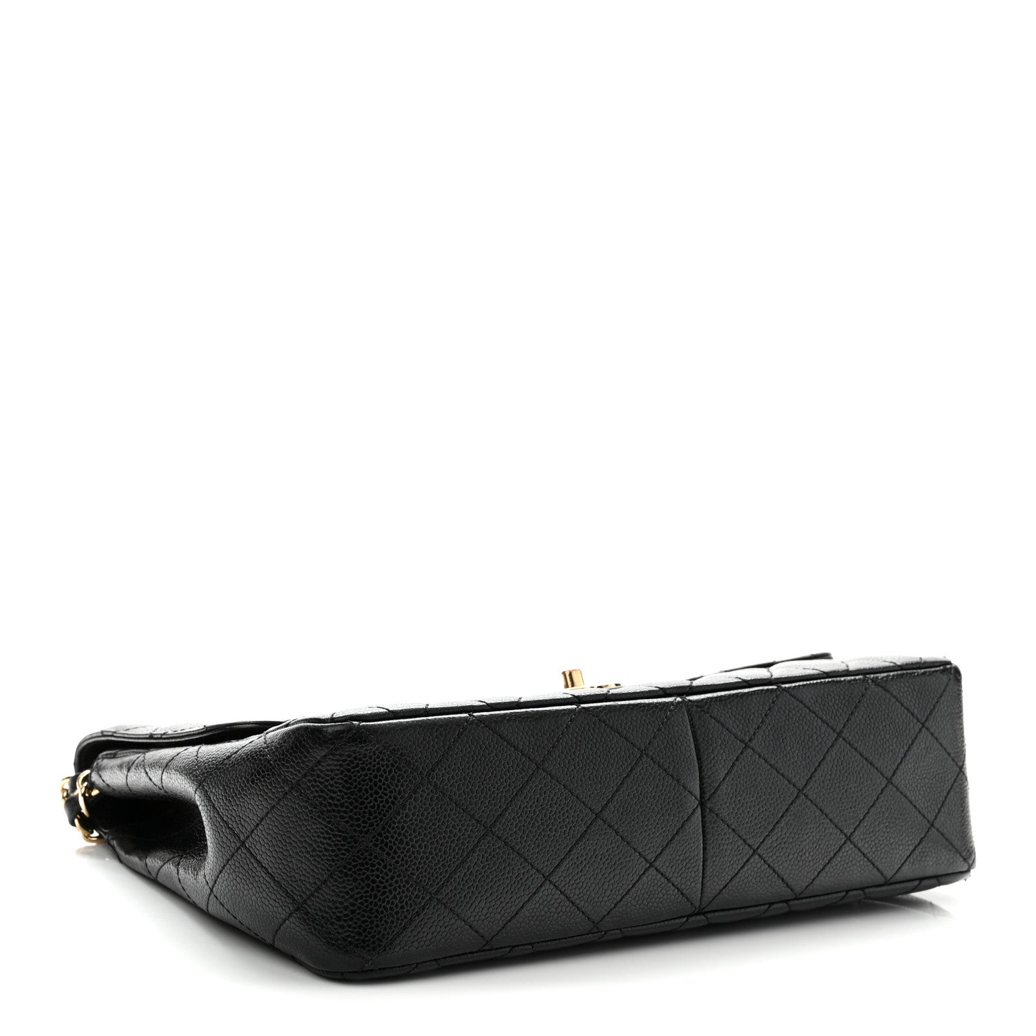 Chanel Caviar Quilted Jumbo Single Flap Black 4 of 10