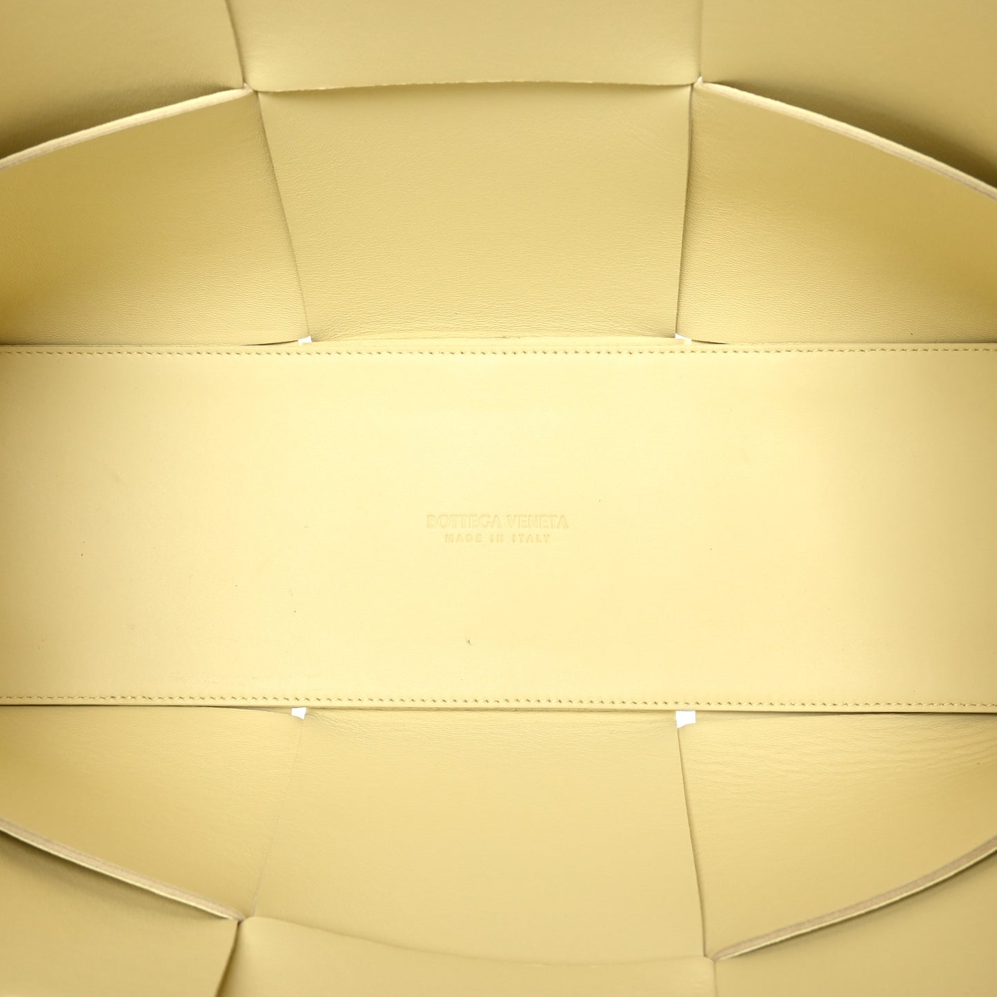 Calfskin Intreccio Medium Arco Tote Sherbert