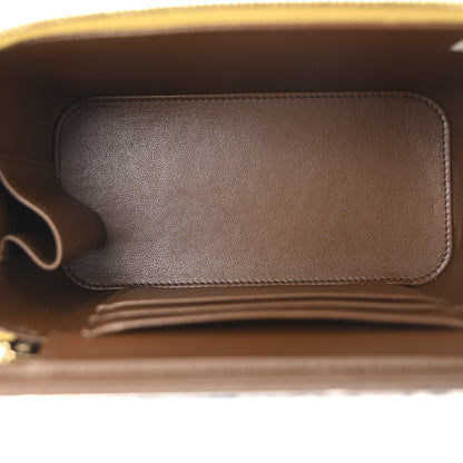 Chanel Lambskin Quilted Small Top Handle Vanity Case With Chain Green Brown 5 of 10