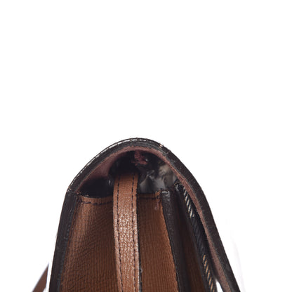 Burberry Derby Calfskin House Check Small Macken Crossbody Bag Tan 13 of 16