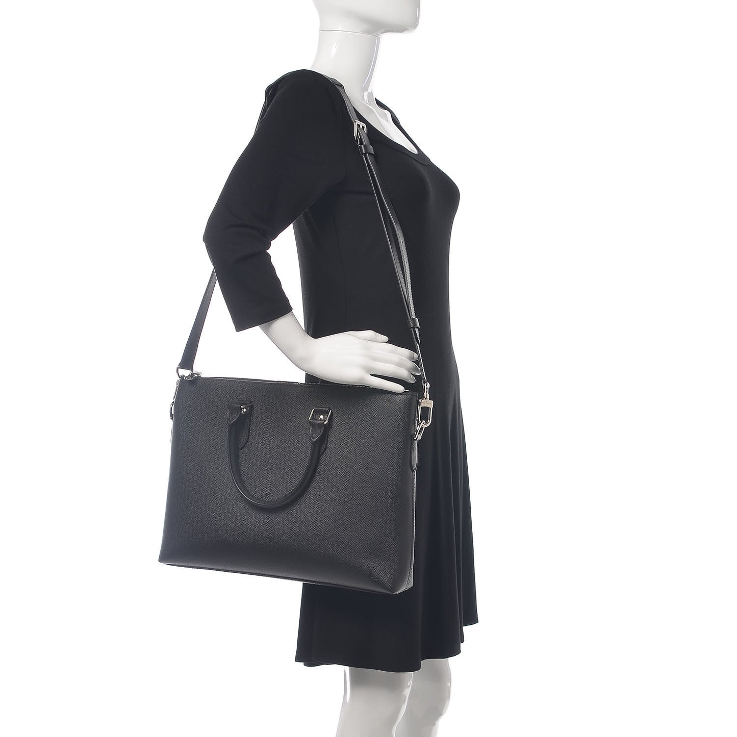 Taiga Anton Soft Briefcase Black