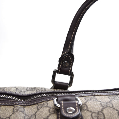 Gucci GG Plus Monogram Large Duffle Bag Dark Brown 10 of 12