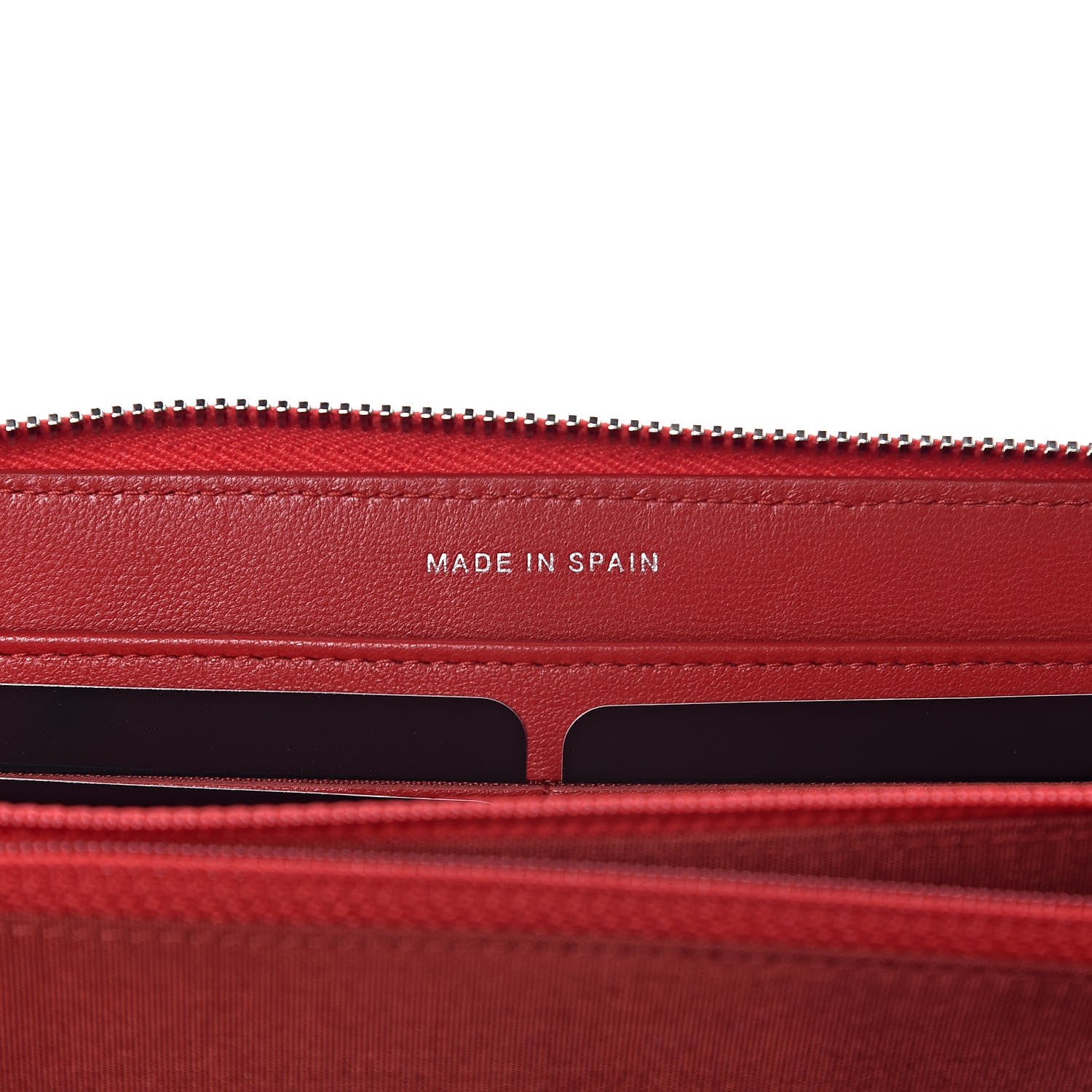 Chanel Patent Quilted Coco Boy Zip Around Wallet Red 7 of 9