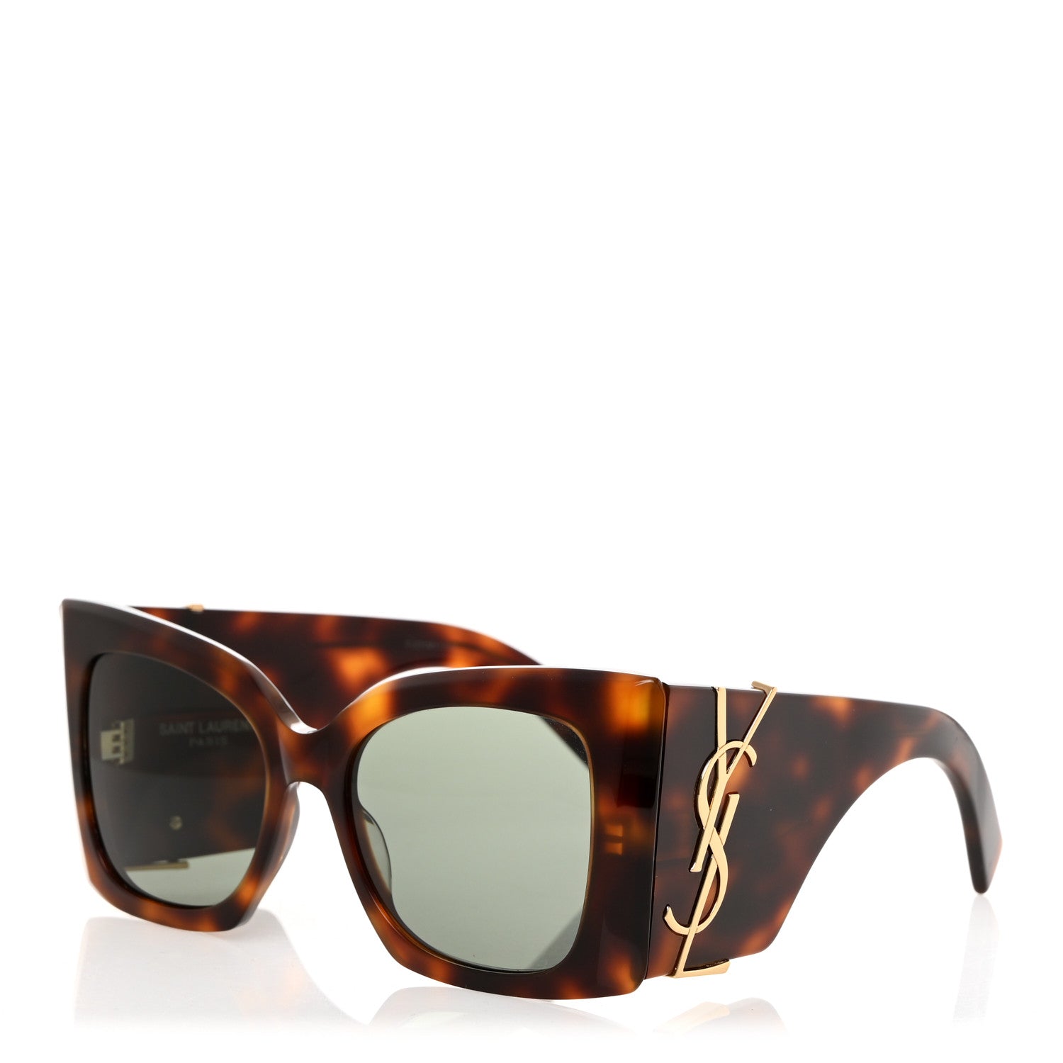 Saint Laurent Acetate Blaze Sunglasses SL M119 Tortoise 1 of 8