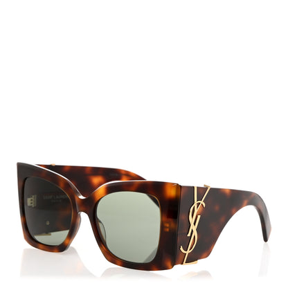 Saint Laurent Acetate Blaze Sunglasses SL M119 Tortoise 1 of 8
