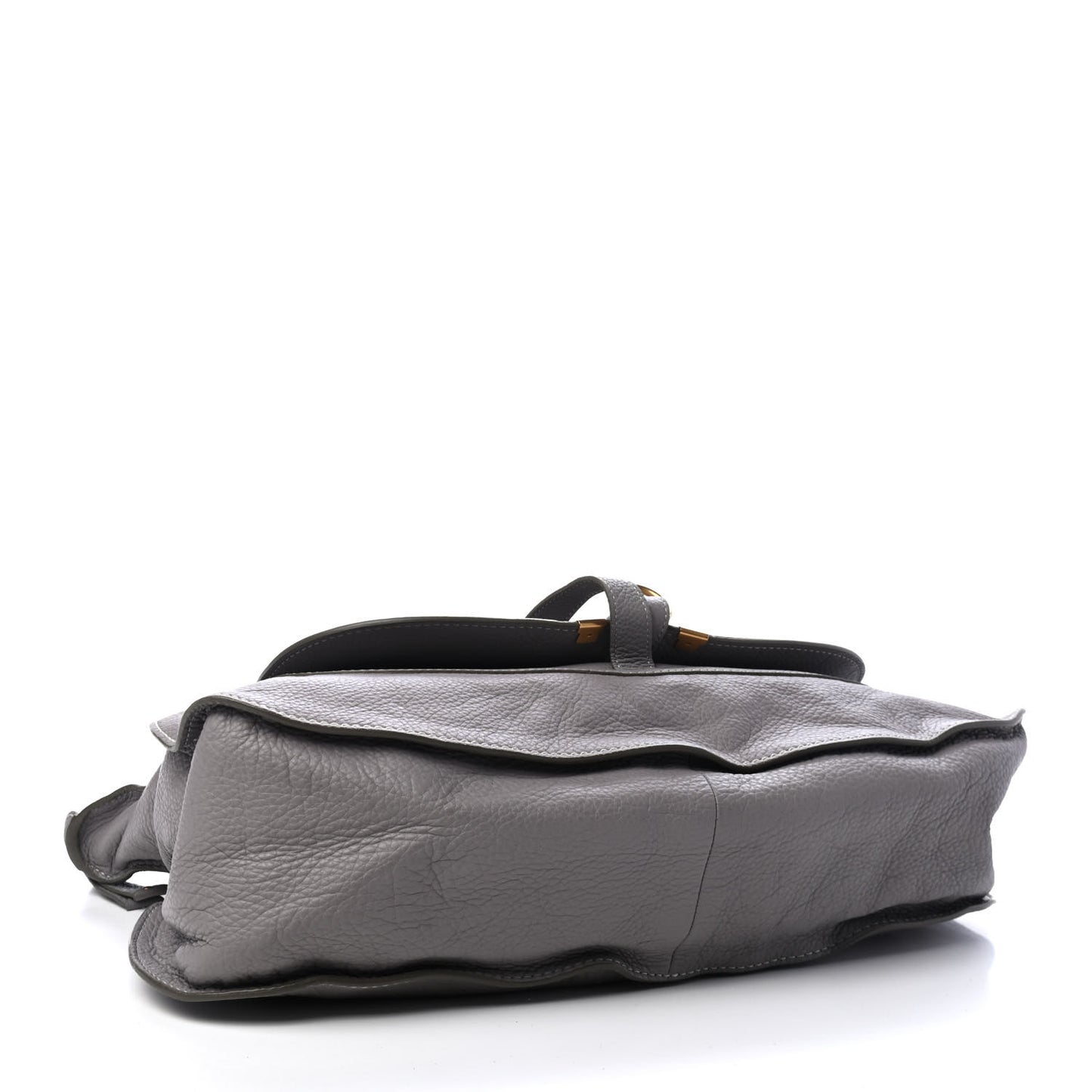 Calfskin Large Marcie Satchel Cashmere Grey