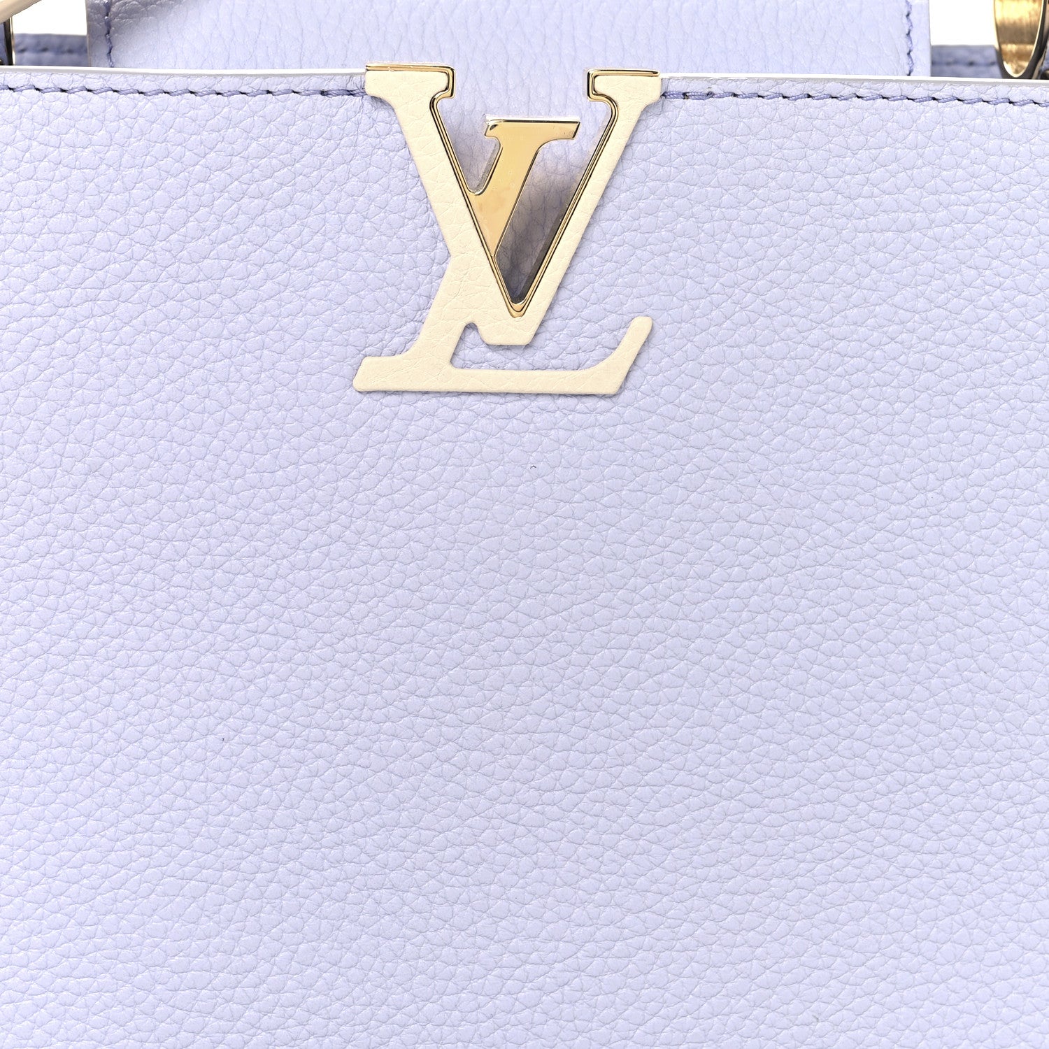 Louis Vuitton Taurillon Braided Chain Capucines BB Iris Creme 7 of 9
