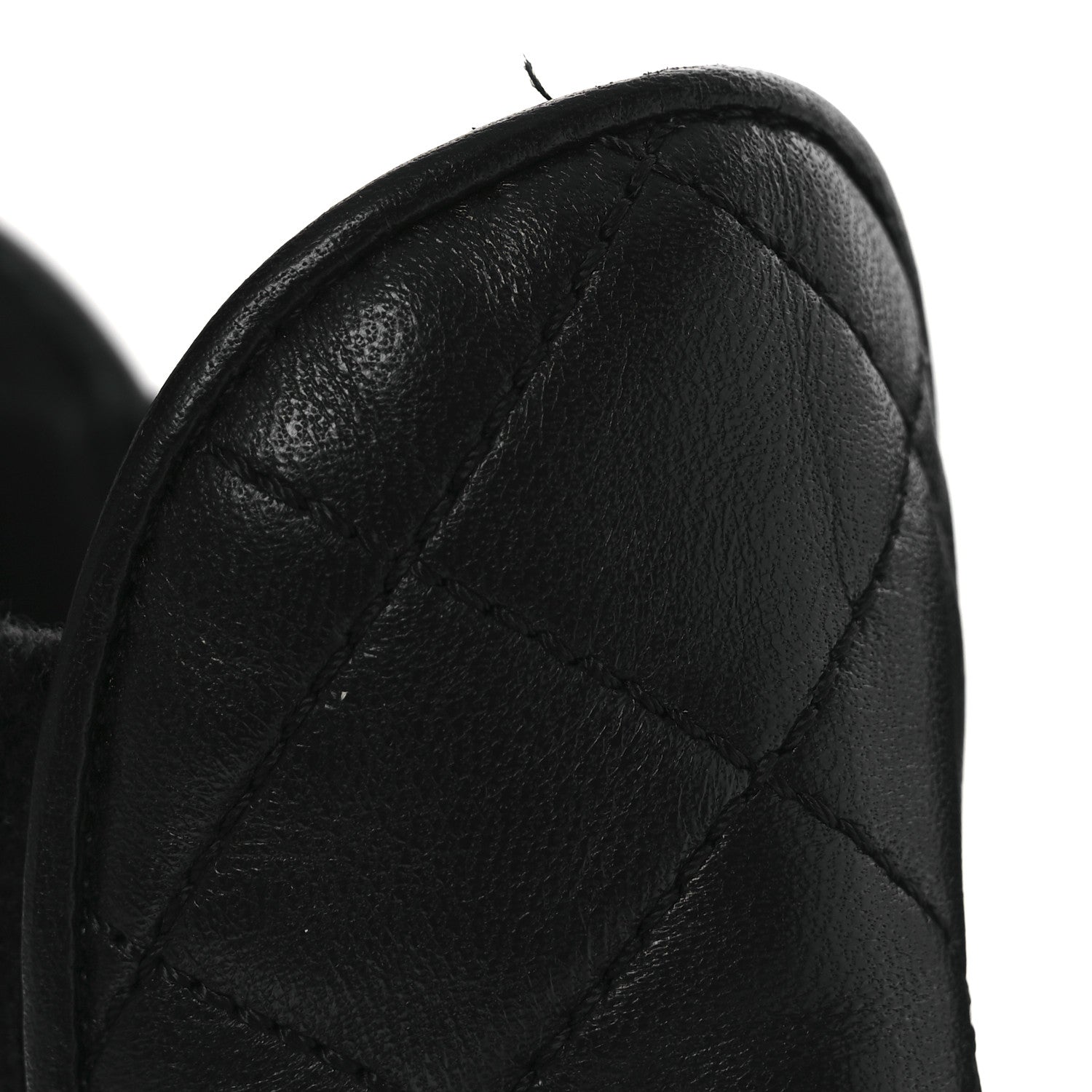 Chanel Lambskin Patent CC Cap Toe Quilted Short Platform Boots 39.5 Black 11 of 12