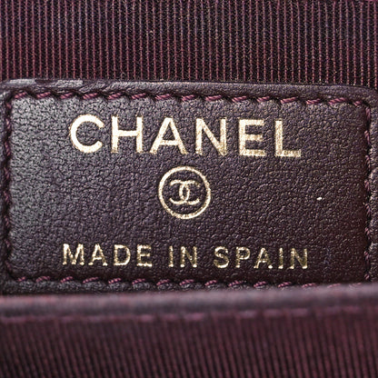 Chanel Caviar Quilted Zip Coin Purse Black 6 of 10