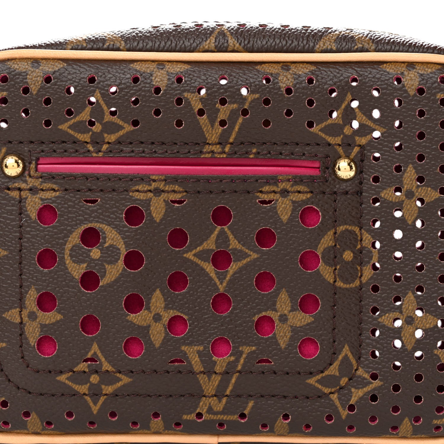 Louis Vuitton Monogram Perforated Mini Trocadero Fuchsia 7 of 10