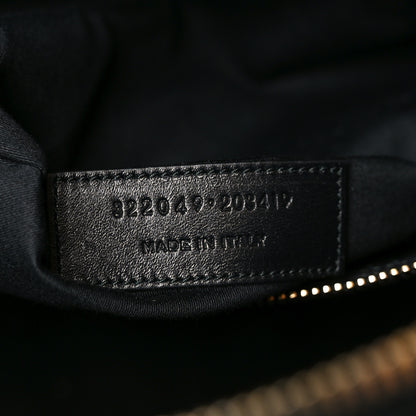 Saint Laurent Calfskin Classic Duffle 6 Black 7 of 10