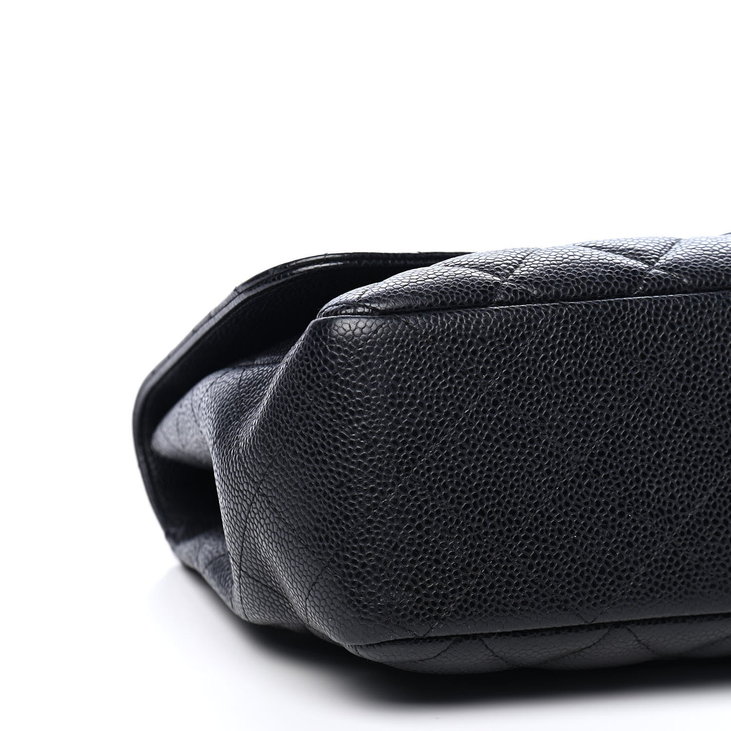 Chanel Caviar Quilted Jumbo Single Flap Black 7 of 8