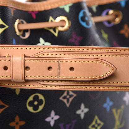 Louis Vuitton Monogram Multicolor Petit Noe Black 8 of 12