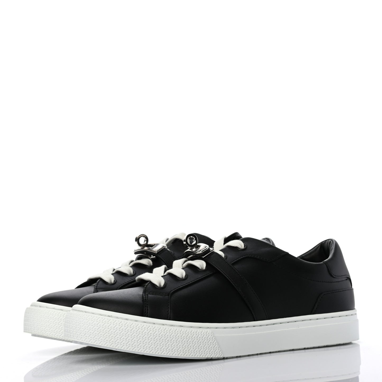 Calfskin Day Sneakers 37 Black