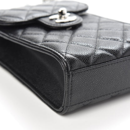 Chanel Caviar Quilted Classic Phone Holder Black 9 of 11