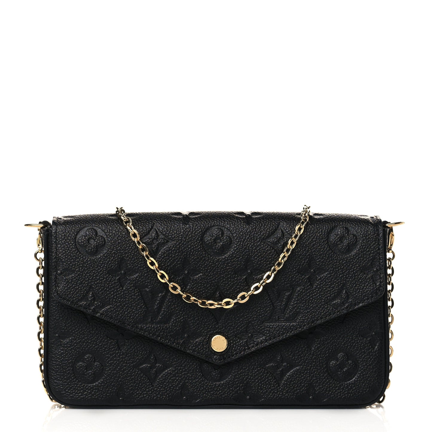 Empreinte Pochette Felicie Chain Wallet Black