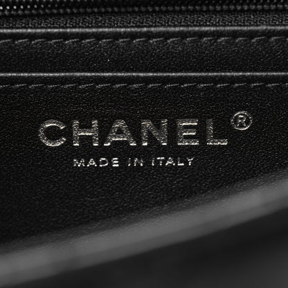 Chanel Lambskin Quilted Mini Top Handle Rectangular Flap So Black 6 of 11