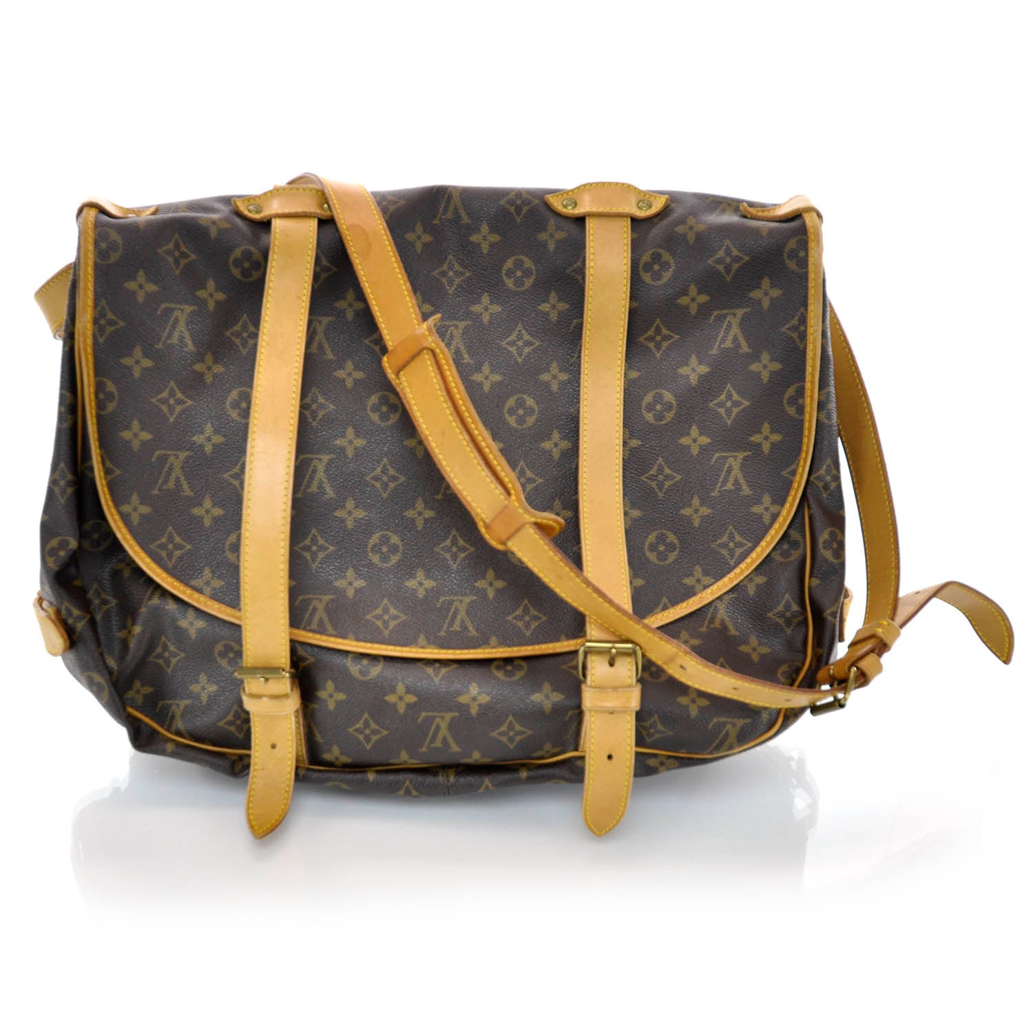 Louis Vuitton Monogram Saumur 43 Shoulder Bag 3 of 9