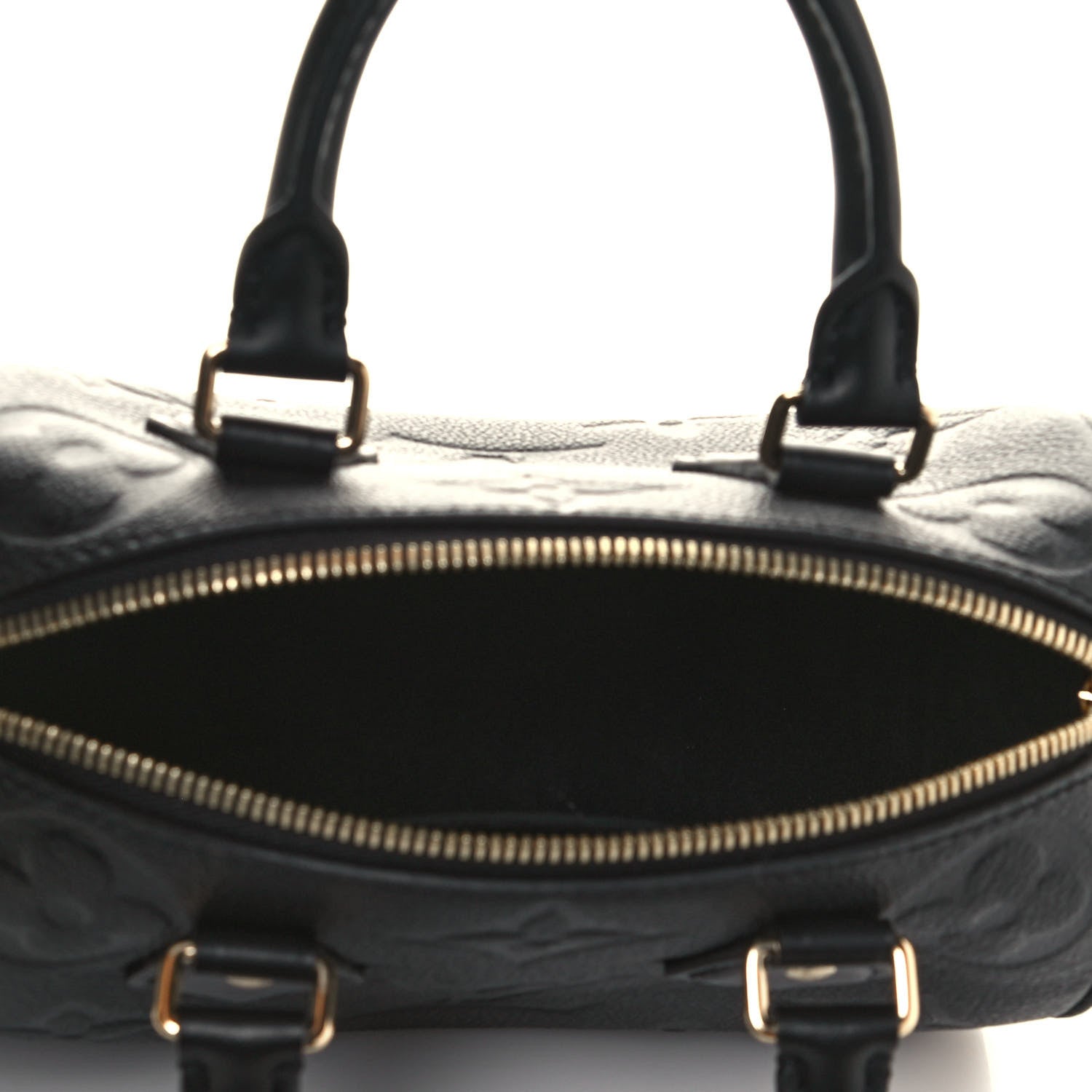 Louis Vuitton Empreinte Monogram Giant Speedy Bandouliere 20 Black 5 of 13