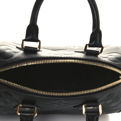 Louis Vuitton Empreinte Monogram Giant Speedy Bandouliere 20 Black 5 of 13