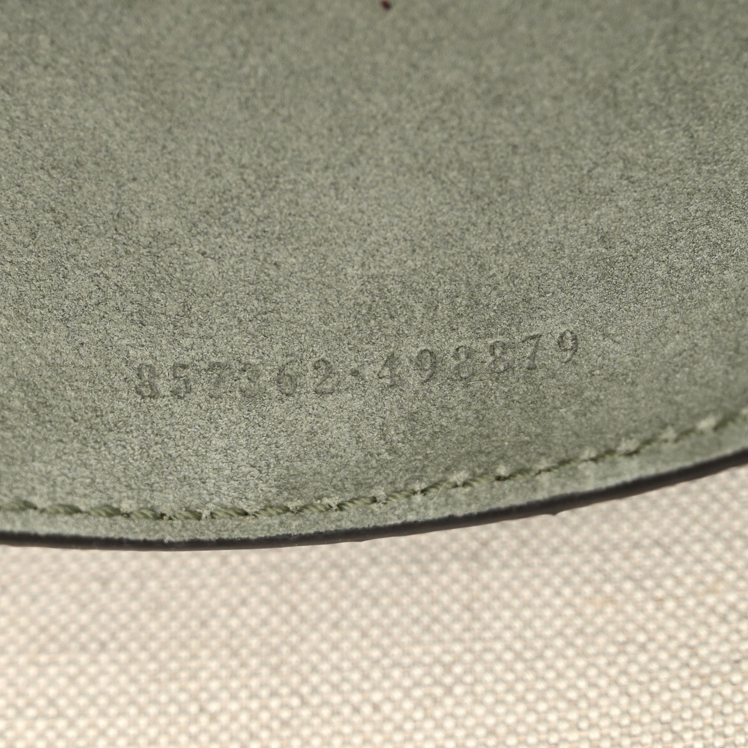 Gucci Micro GG Suede Large Chain Shoulder Bag Sage Green 8 of 12
