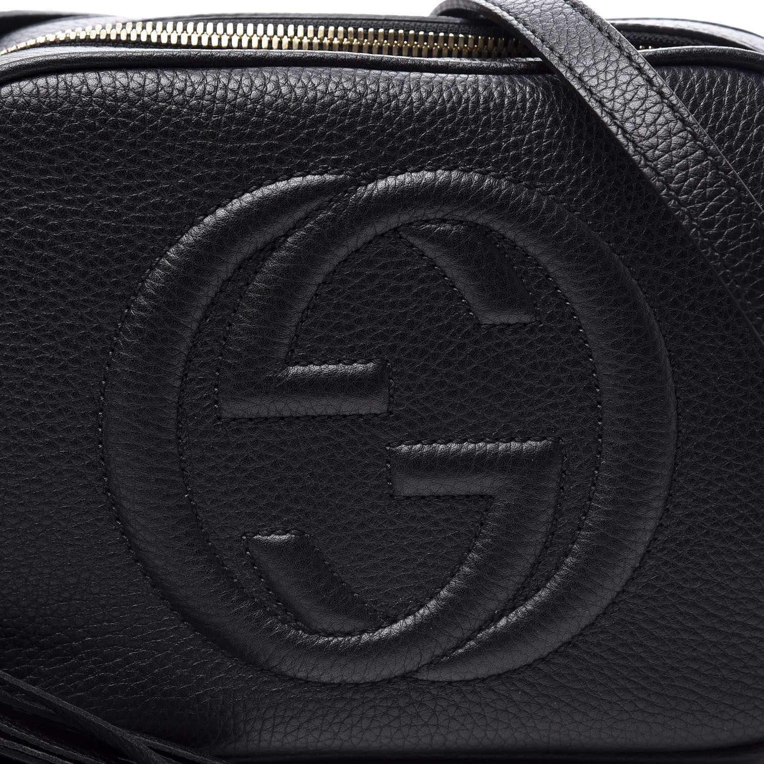 Gucci Pebbled Calfskin Small Soho Disco Bag Black 11 of 12
