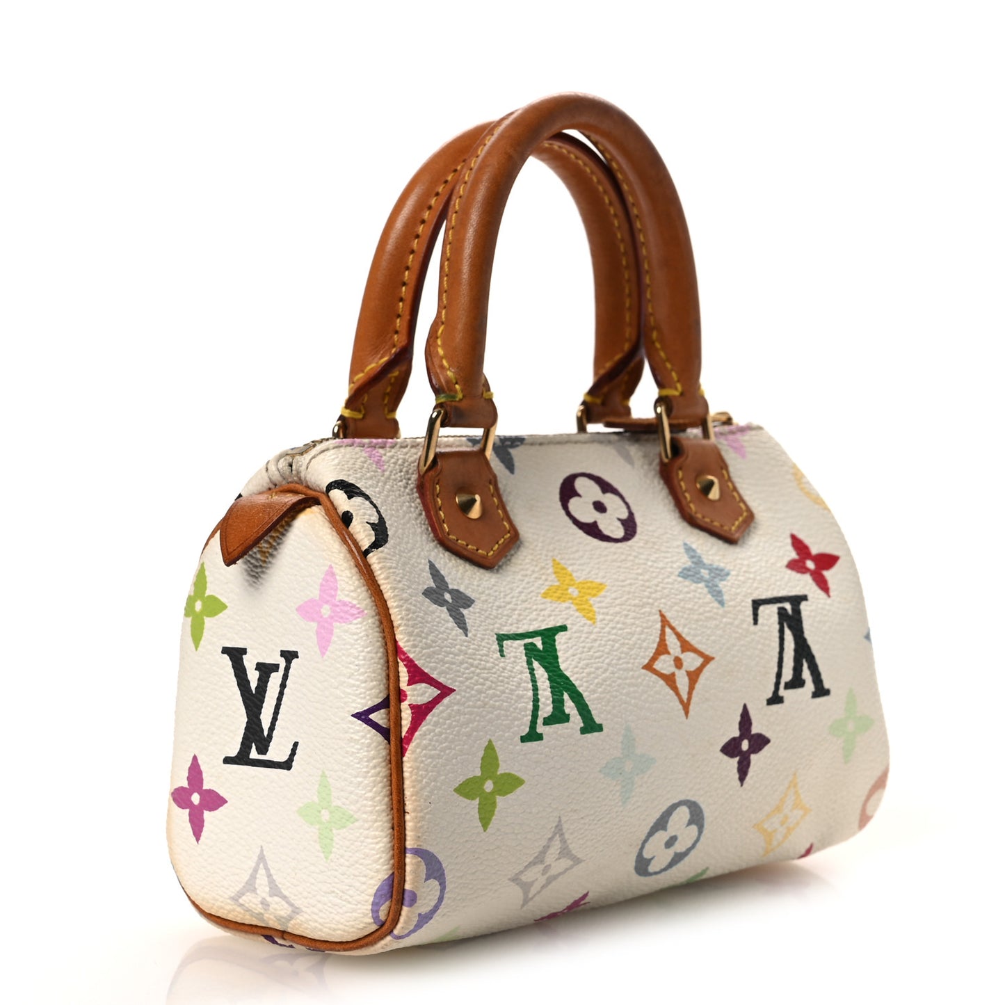 Monogram Multicolor Mini Sac HL Speedy White