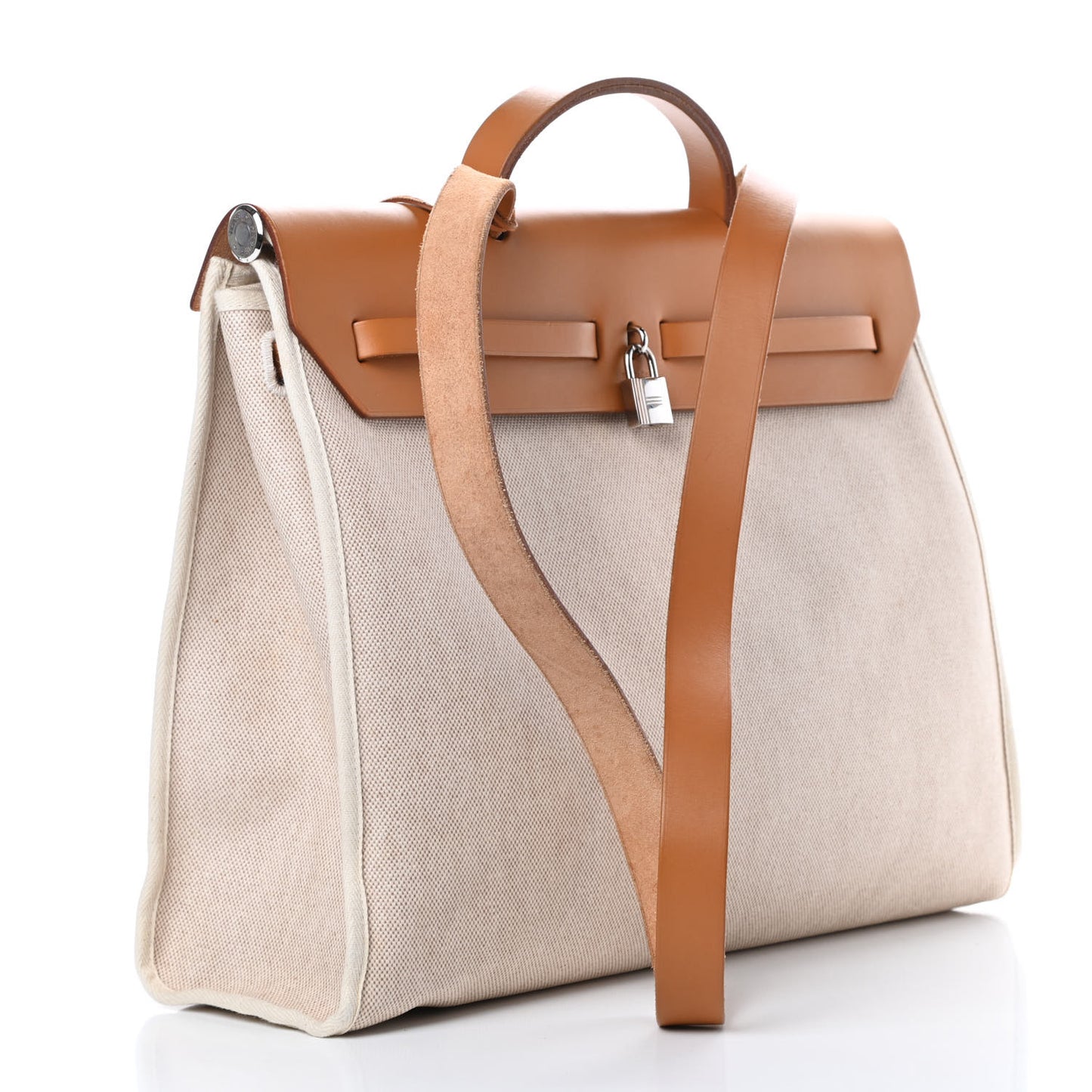 Toile Vache Calfskin Herbag 39 MM Natural